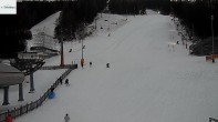 Archiv Foto Webcam Semmering Hirschenkogel: Talstation und Ziel Weltcupabfahrt 15:00