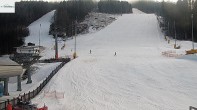 Archiv Foto Webcam Semmering Hirschenkogel: Talstation und Ziel Weltcupabfahrt 11:00