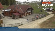 Archiv Foto Webcam Hinterstoder: Hössbahn Bergstation 14:00