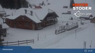 Archiv Foto Webcam Hinterstoder: Hössbahn Bergstation 14:00