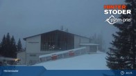 Archiv Foto Webcam Hinterstoder: Hössbahn Bergstation 16:00