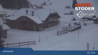 Archiv Foto Webcam Hinterstoder: Hössbahn Bergstation 04:00