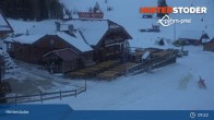 Archiv Foto Webcam Hinterstoder: Hössbahn Bergstation 08:00