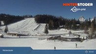 Archiv Foto Webcam Hinterstoder: Hössbahn Bergstation 10:00