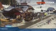 Archiv Foto Webcam Hinterstoder: Hössbahn Bergstation 14:00