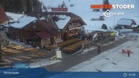 Archiv Foto Webcam Hinterstoder: Hössbahn Bergstation 16:00