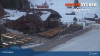 Archiv Foto Webcam Hinterstoder: Hössbahn Bergstation 06:00