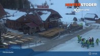 Archiv Foto Webcam Hinterstoder: Hössbahn Bergstation 07:00