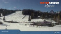 Archiv Foto Webcam Hinterstoder: Hössbahn Bergstation 12:00