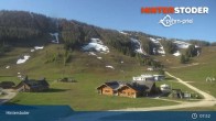 Archiv Foto Webcam Hinterstoder: Hössbahn Bergstation 07:00