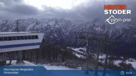 Archived image Webcam Höss-Express Top Station (1400m) 00:00