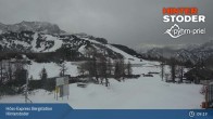 Archiv Foto Webcam Hinterstoder: Höss-Express Bergstation 09:00