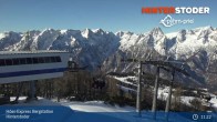 Archiv Foto Webcam Hinterstoder: Höss-Express Bergstation 10:00