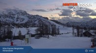 Archiv Foto Webcam Hinterstoder: Höss-Express Bergstation 00:00