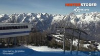 Archiv Foto Webcam Hinterstoder: Höss-Express Bergstation 10:00