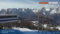 Archiv Foto Webcam Hinterstoder: Höss-Express Bergstation 12:00