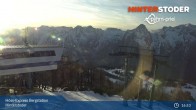 Archiv Foto Webcam Hinterstoder: Höss-Express Bergstation 16:00