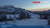 Archived image Webcam Höss-Express Top Station (1400m) 00:00