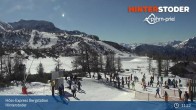 Archiv Foto Webcam Hinterstoder: Höss-Express Bergstation 10:00