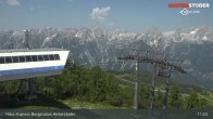 Archiv Foto Webcam Hinterstoder: Höss-Express Bergstation 10:00