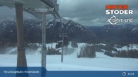 Archived image Webcam Top Station Hirschkogelbahn 00:00