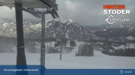 Archiv Foto Webcam Hinterstoder: Bergstation Hirschkogelbahn 10:00