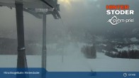 Archiv Foto Webcam Hinterstoder: Bergstation Hirschkogelbahn 07:00