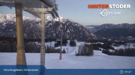 Archiv Foto Webcam Hinterstoder: Bergstation Hirschkogelbahn 06:00