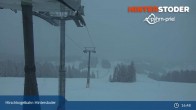 Archiv Foto Webcam Hinterstoder: Bergstation Hirschkogelbahn 02:00