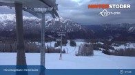 Archiv Foto Webcam Hinterstoder: Bergstation Hirschkogelbahn 06:00