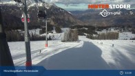 Archiv Foto Webcam Hinterstoder: Bergstation Hirschkogelbahn 12:00