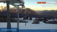 Archiv Foto Webcam Hinterstoder: Bergstation Hirschkogelbahn 06:00