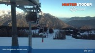 Archiv Foto Webcam Hinterstoder: Bergstation Hirschkogelbahn 07:00