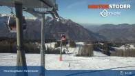 Archiv Foto Webcam Hinterstoder: Bergstation Hirschkogelbahn 14:00