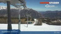 Archiv Foto Webcam Hinterstoder: Bergstation Hirschkogelbahn 10:00