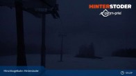 Archiv Foto Webcam Hinterstoder: Bergstation Hirschkogelbahn 04:00