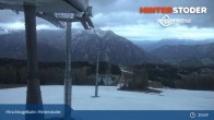 Archiv Foto Webcam Hinterstoder: Bergstation Hirschkogelbahn 21:00