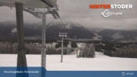 Archiv Foto Webcam Hinterstoder: Bergstation Hirschkogelbahn 01:00