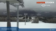 Archiv Foto Webcam Hinterstoder: Bergstation Hirschkogelbahn 02:00