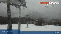 Archiv Foto Webcam Hinterstoder: Bergstation Hirschkogelbahn 09:00