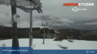 Archiv Foto Webcam Hinterstoder: Bergstation Hirschkogelbahn 13:00
