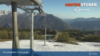 Archiv Foto Webcam Hinterstoder: Bergstation Hirschkogelbahn 07:00