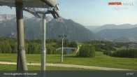 Archiv Foto Webcam Hinterstoder: Bergstation Hirschkogelbahn 07:00