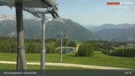 Archiv Foto Webcam Hinterstoder: Bergstation Hirschkogelbahn 08:00