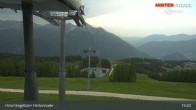 Archiv Foto Webcam Hinterstoder: Bergstation Hirschkogelbahn 18:00