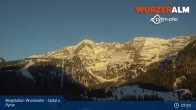 Archiv Foto Webcam Panoramabild Wurzeralm Bergstation 06:00