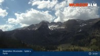 Archiv Foto Webcam Panoramabild Wurzeralm Bergstation 14:00