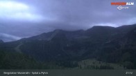 Archiv Foto Webcam Panoramabild Wurzeralm Bergstation 02:00