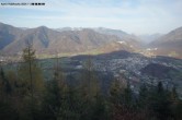 Archived image Webcam View of Bad Ischl from Katrin mountain 01:00