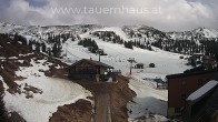 Archived image Webcam Planneralm: View Tauern House 13:00